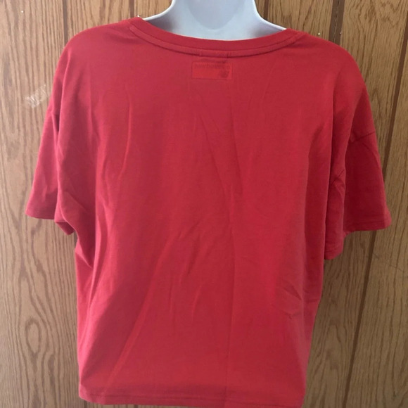 New Balance Dama NB ATHLETICS CROPPED - POMELO - Picture 2 of 4